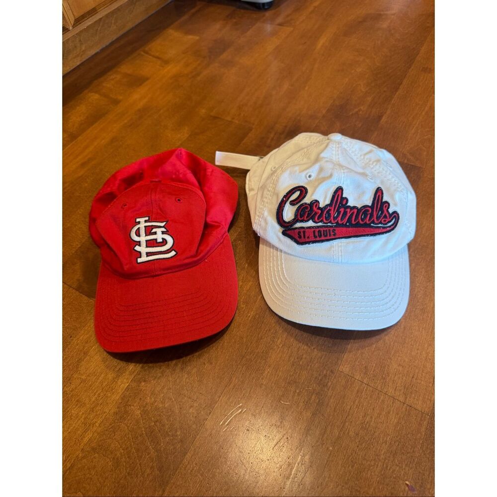 St Louis Cardinals Womens Hat Bundle Red White Adjustable Baseball Caps MLB